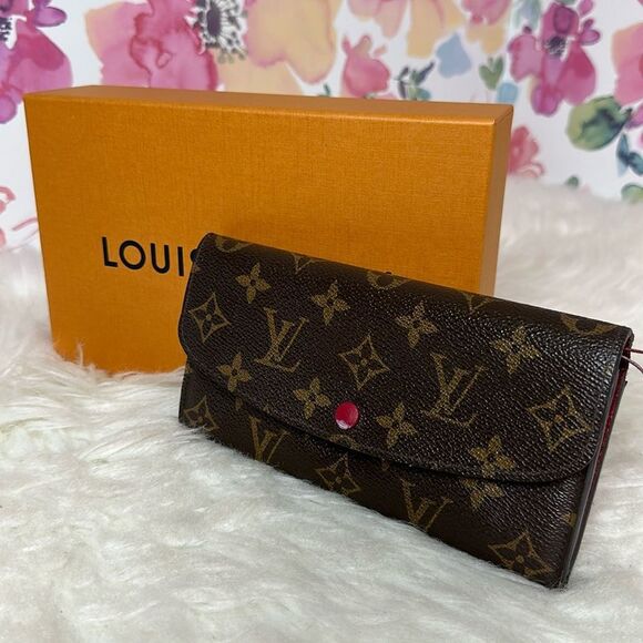 💯Authentic Louis Vuitton Emilie Monogram Long Wallet🍀 - Picture 1 of 15